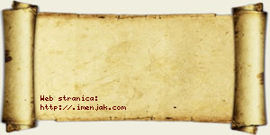 Minja Erak vizit kartica